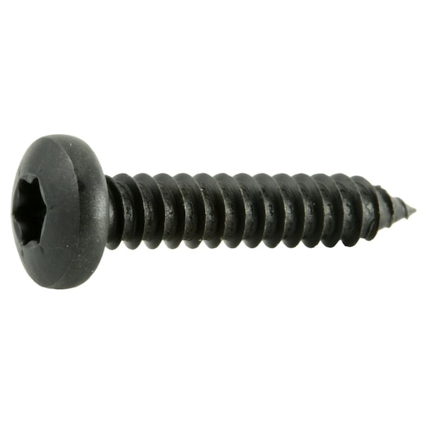 Midwest Fastener Sheet Metal Screw, #14 x 1-1/4 in, Black Steel